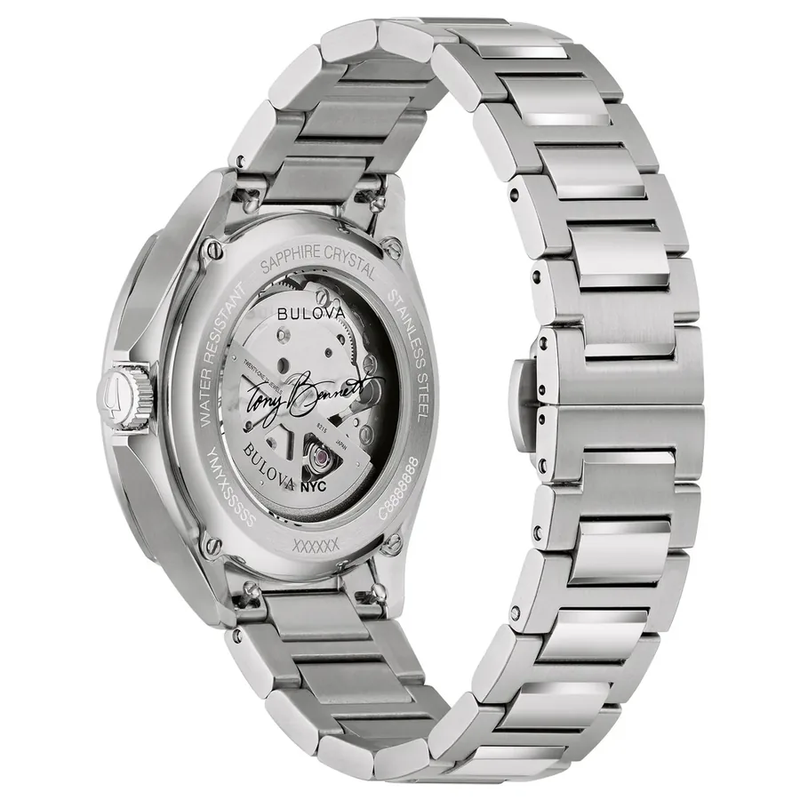Bulova Tony Bennett 39mm Automatic Purple Dial, view 4