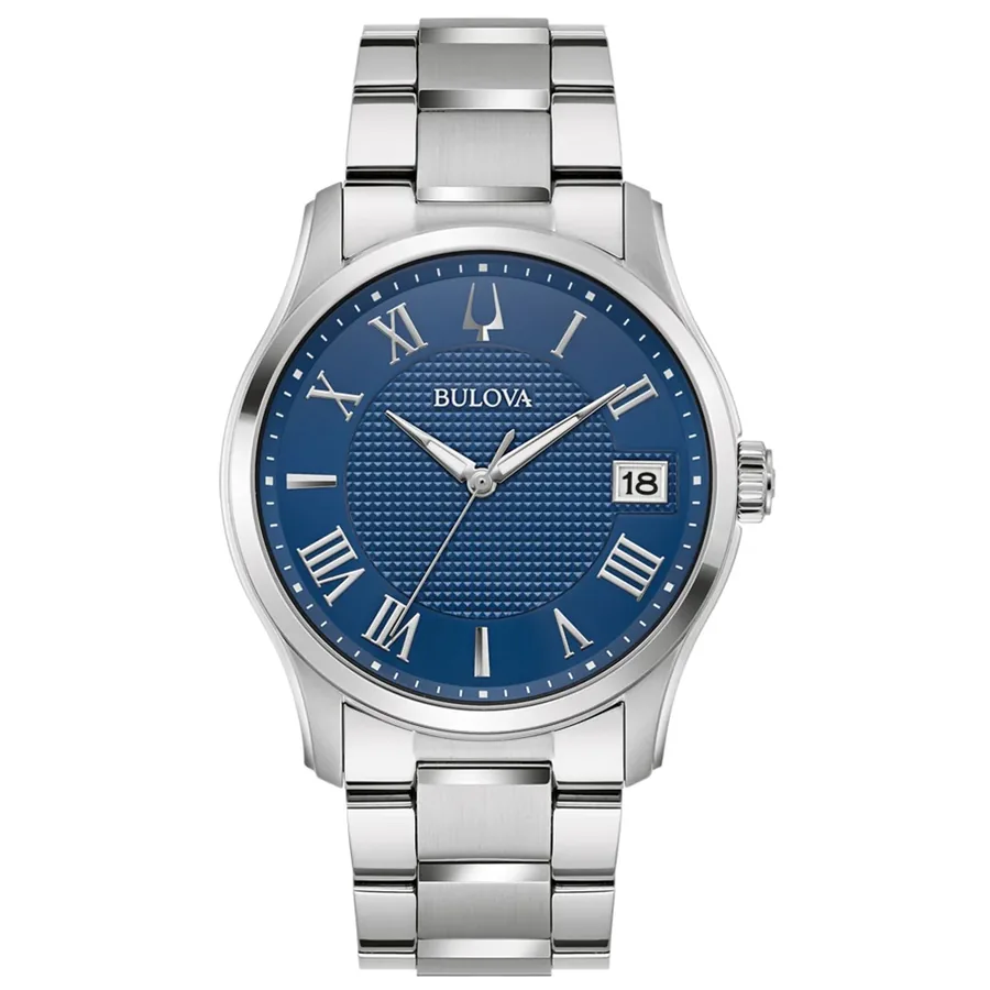 Bulova Wilton 41mm Blue Dial, front view
