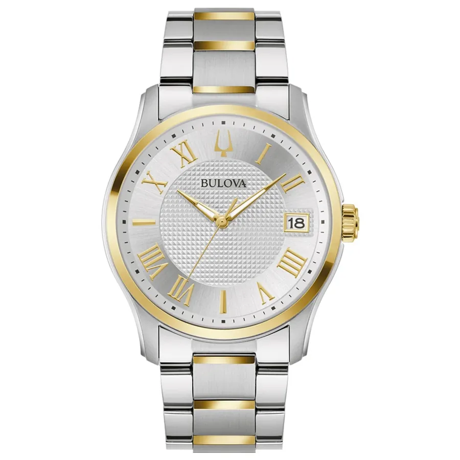 Bulova Wilton 41mm Grey Dial, front view