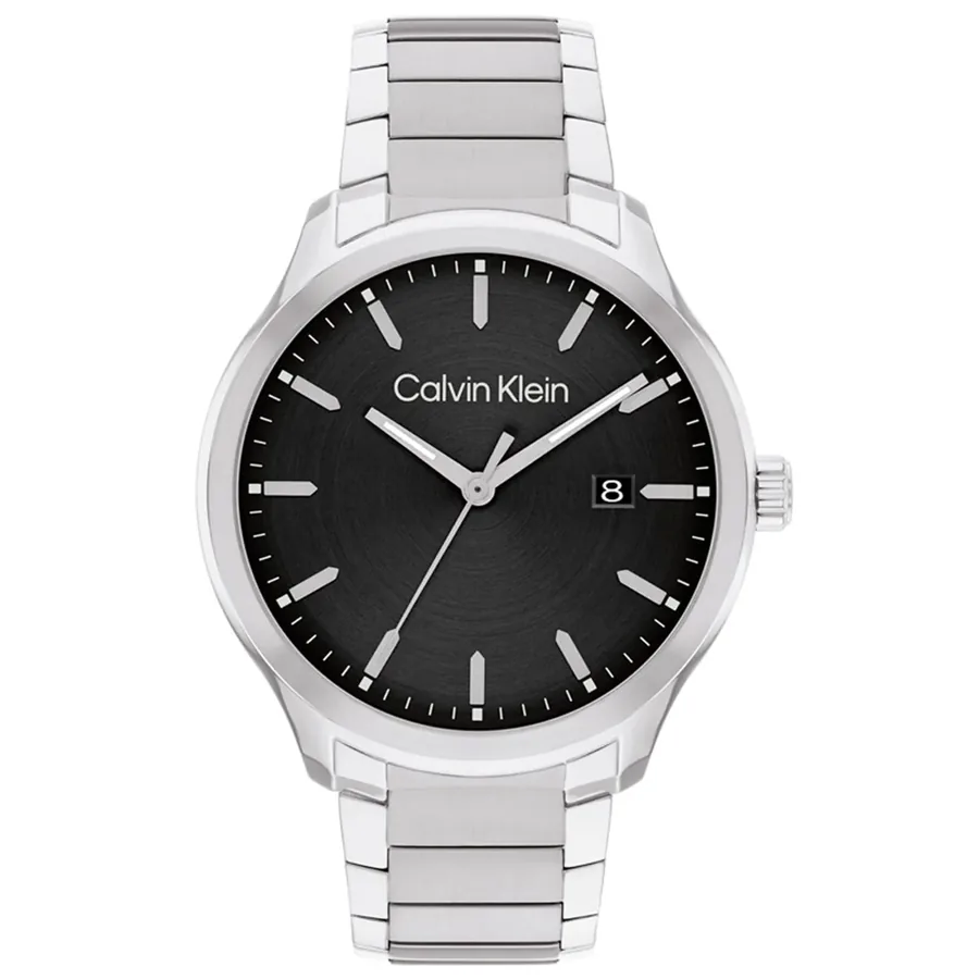 Calvin Klein 43mm Black Dial, front view