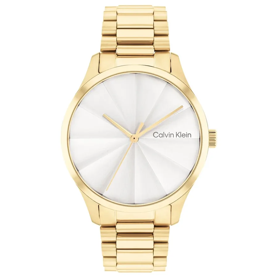Calvin Klein Burst 35mm White Dial, front view