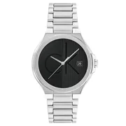 Black dial / Silver-tone