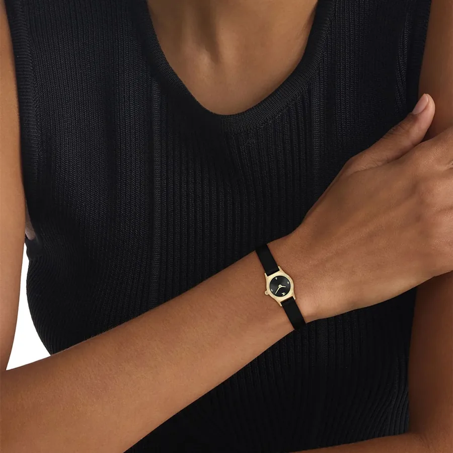 Calvin Klein CK Contemporary 18mm Black Dial, Black Leather Strap, view 2
