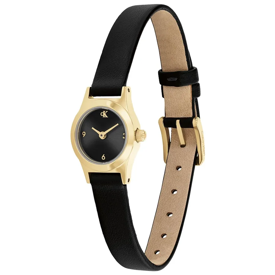 Calvin Klein CK Contemporary 18mm Black Dial, Black Leather Strap, view 4