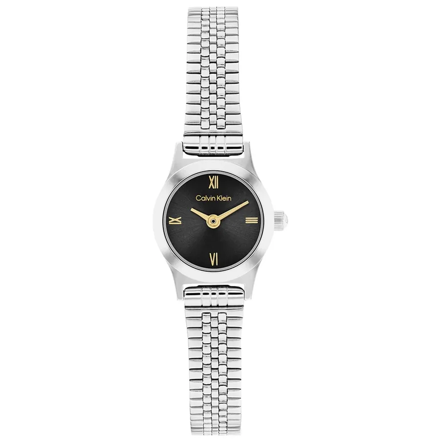 Calvin Klein CK Contemporary 18mm Black Dial, front view