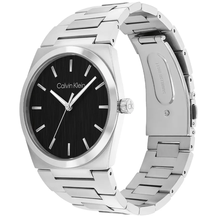 Calvin Klein CK Empower 40mm Black Dial, Silver-Tone Stainless Steel Bracelet, Ref. 25200543, view 3