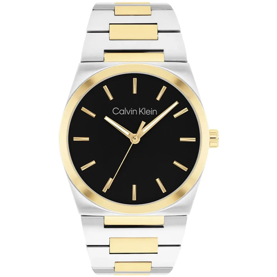 Calvin Klein CK Empower 40mm Black Dial, Silver-Tone Stainless Steel Bracelet, Ref. 25200544, front view