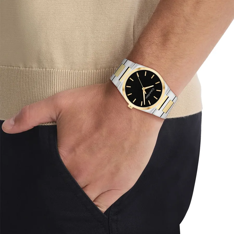 Calvin Klein CK Empower 40mm Black Dial, Silver-Tone Stainless Steel Bracelet, Ref. 25200544, view 2