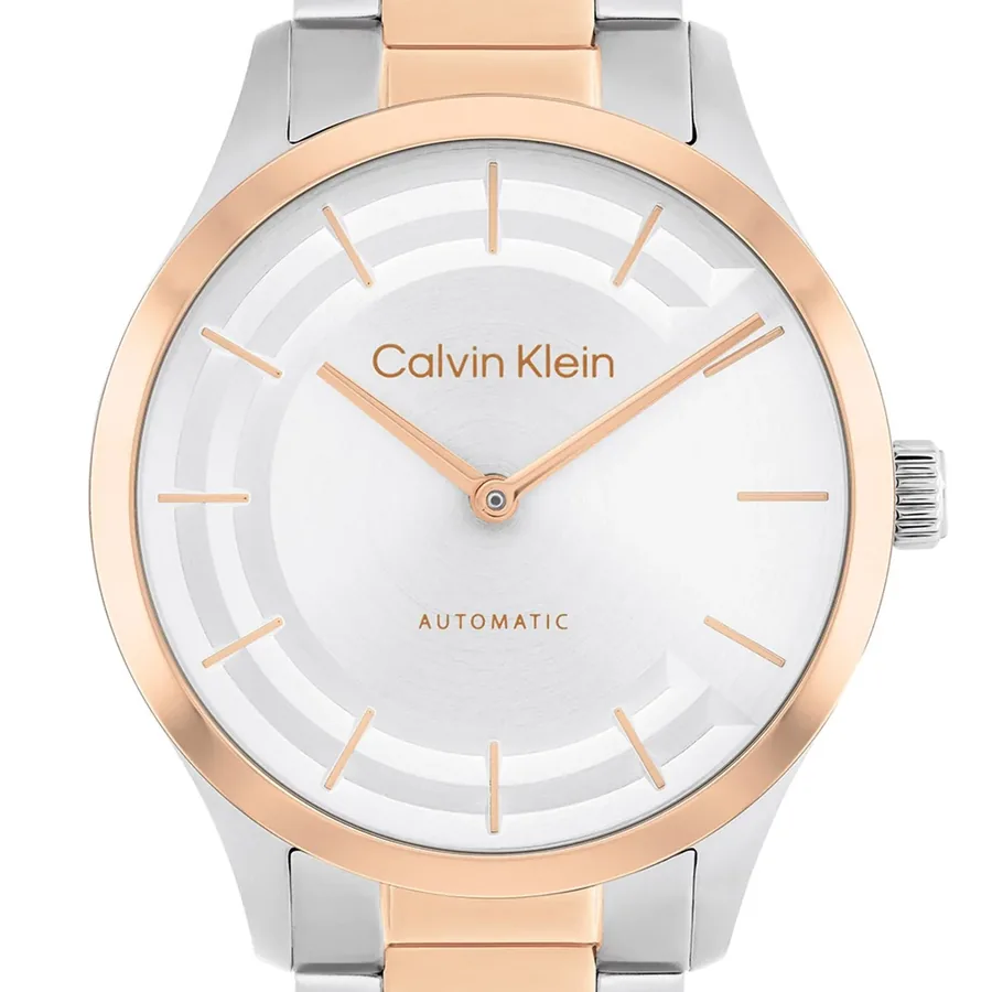 Calvin Klein CK Iconic Automatic 36mm Silvery White Dial, view 2