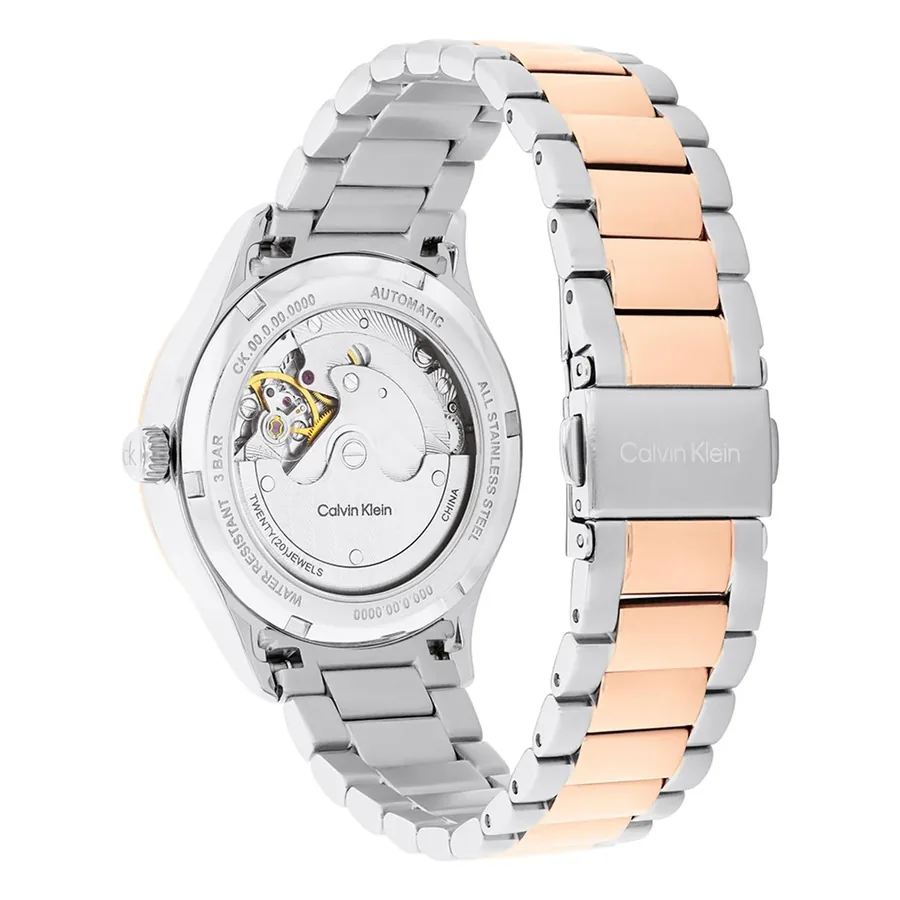 Calvin Klein CK Iconic Automatic 36mm Silvery White Dial, view 4