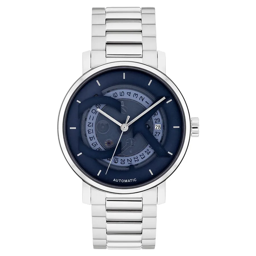 Calvin Klein CK Iconic Automatic 40mm Blue Dial, front view