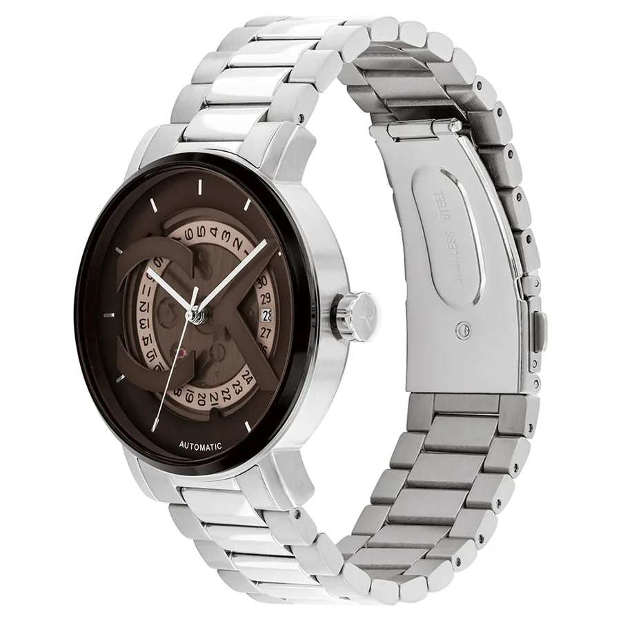 Calvin Klein CK Iconic Automatic 40mm Brown Dial, view 3