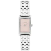 Pink dial / Silver-tone
