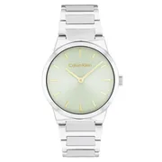 Light green dial / Silver-tone