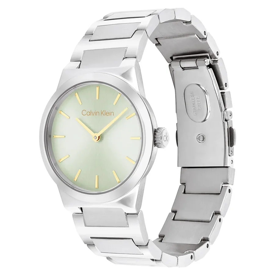 Calvin Klein CK Linear Elegance 32mm Light Green Dial, view 3