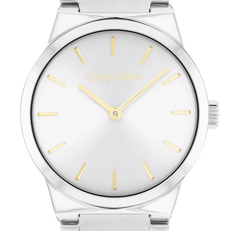 Calvin Klein CK Linear Elegance 32mm Silvery White Dial, view 2