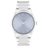 Blue dial / Silver-tone