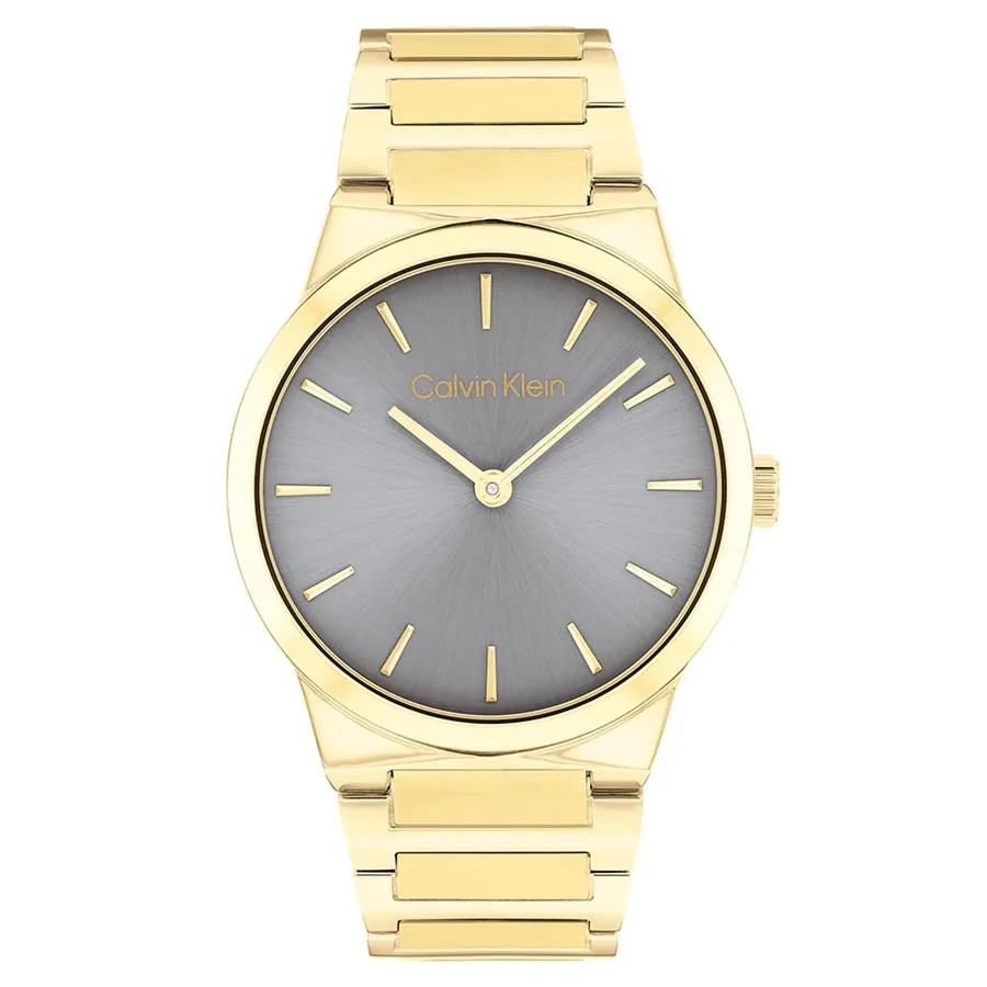 Calvin Klein CK Linear Elegance 36mm Grey Dial, front view