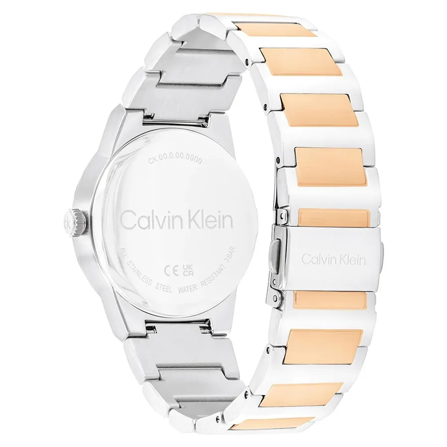 Calvin Klein CK Linear Elegance 36mm Silvery White Dial, view 4