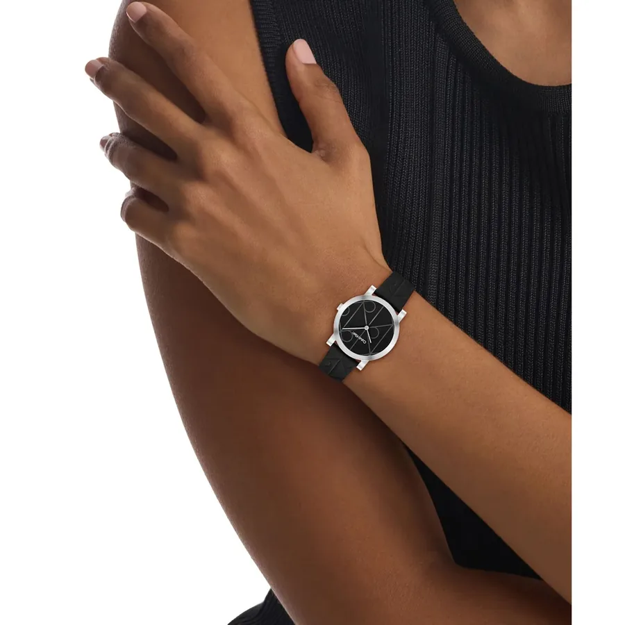 Calvin Klein CK Monogram 32mm Black Dial, view 3