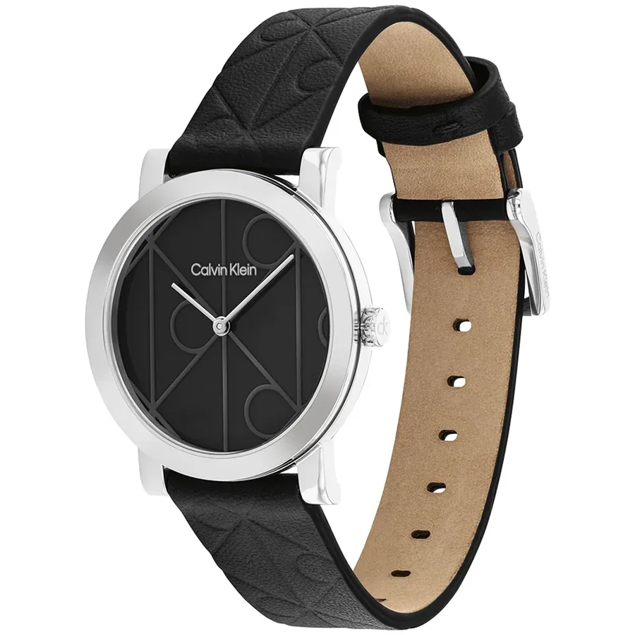 Calvin Klein CK Monogram 32mm Black Dial, view 4