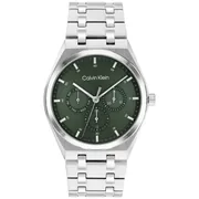 Green dial / Silver-tone