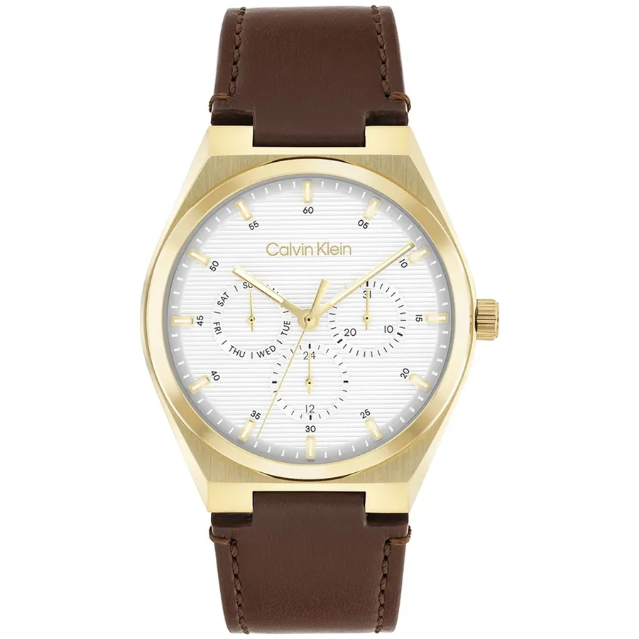Calvin Klein CK Motion 39mm White Dial, front view