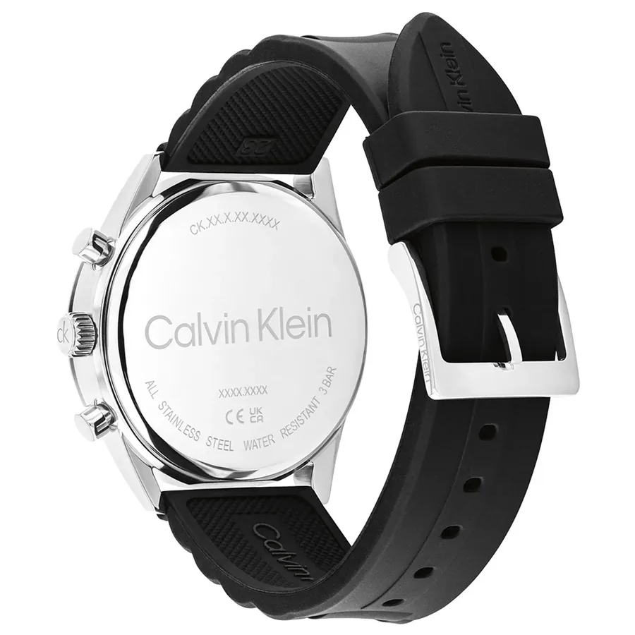 Calvin Klein CK Performance 43mm Black Dial, Black Rubber Strap, Ref. 25200559, view 5