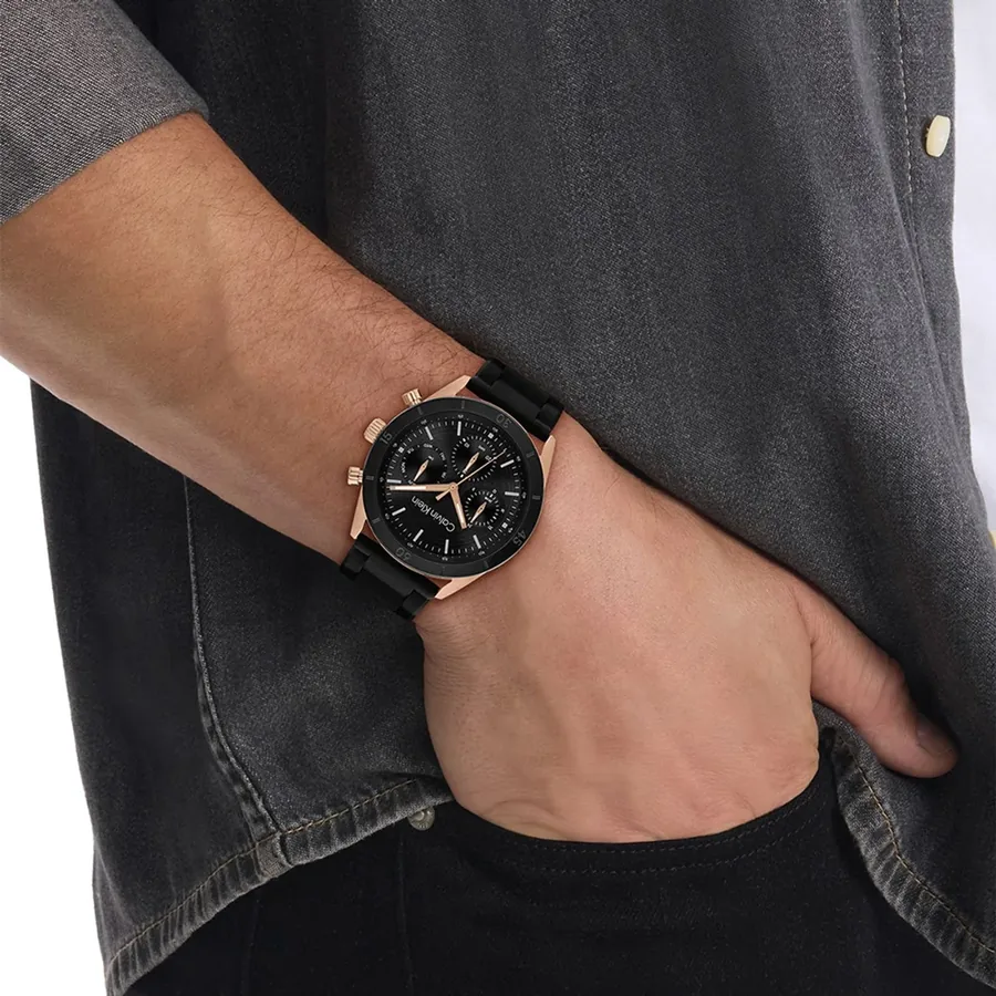 Calvin Klein CK Performance 43mm Black Dial, Black Rubber Strap, Ref. 25200567, view 2