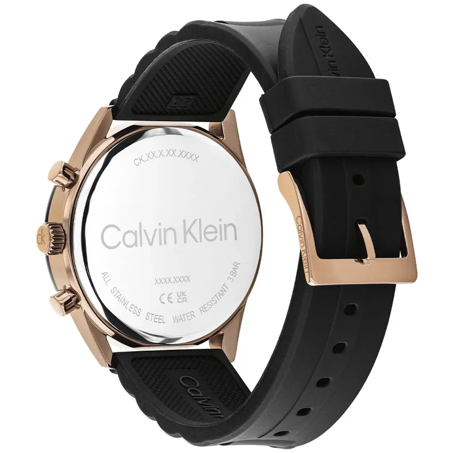 Calvin Klein CK Performance 43mm Black Dial, Black Rubber Strap, Ref. 25200567, view 5