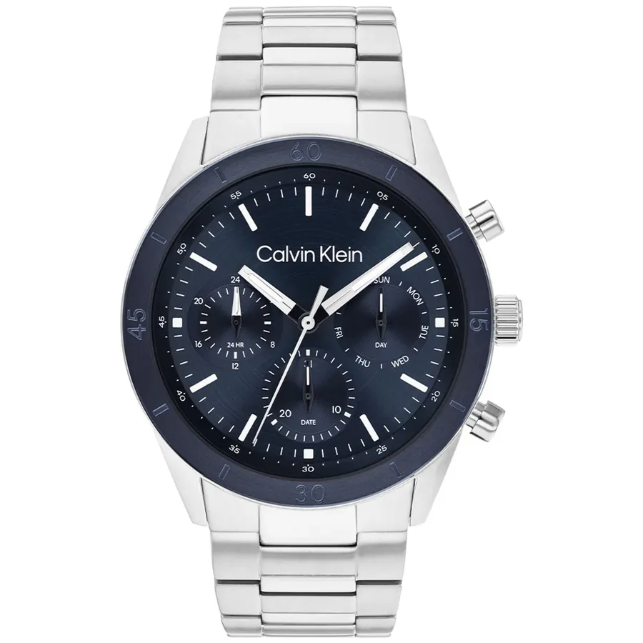 Calvin Klein CK Performance 43mm Blue Dial, front view