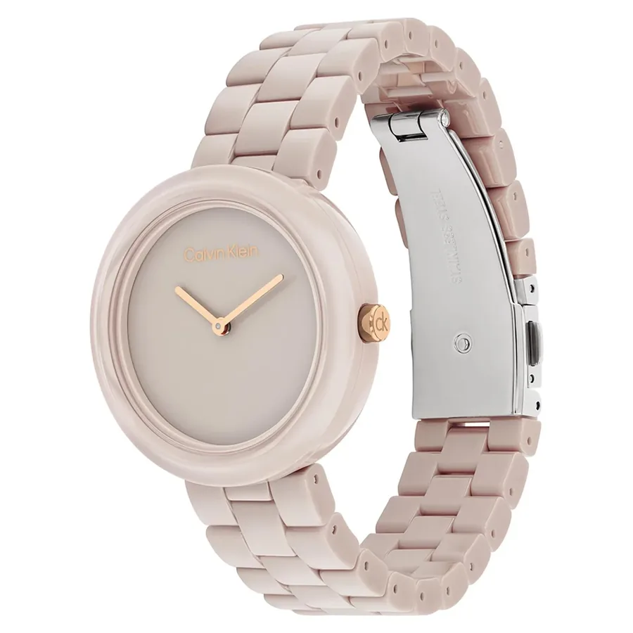 Calvin Klein CK Pure 34mm Beige Dial, view 3