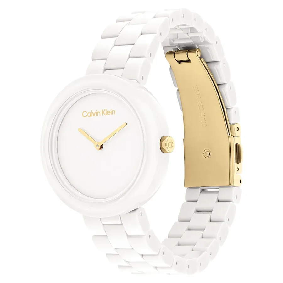 Calvin Klein CK Pure 34mm White Dial, view 3