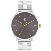 Grey dial / Silver-tone