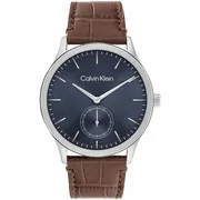 Blue dial / Brown