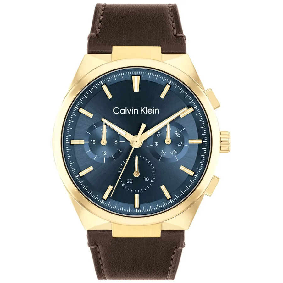 Calvin Klein Distinguish 44mm Blue Dial, front view