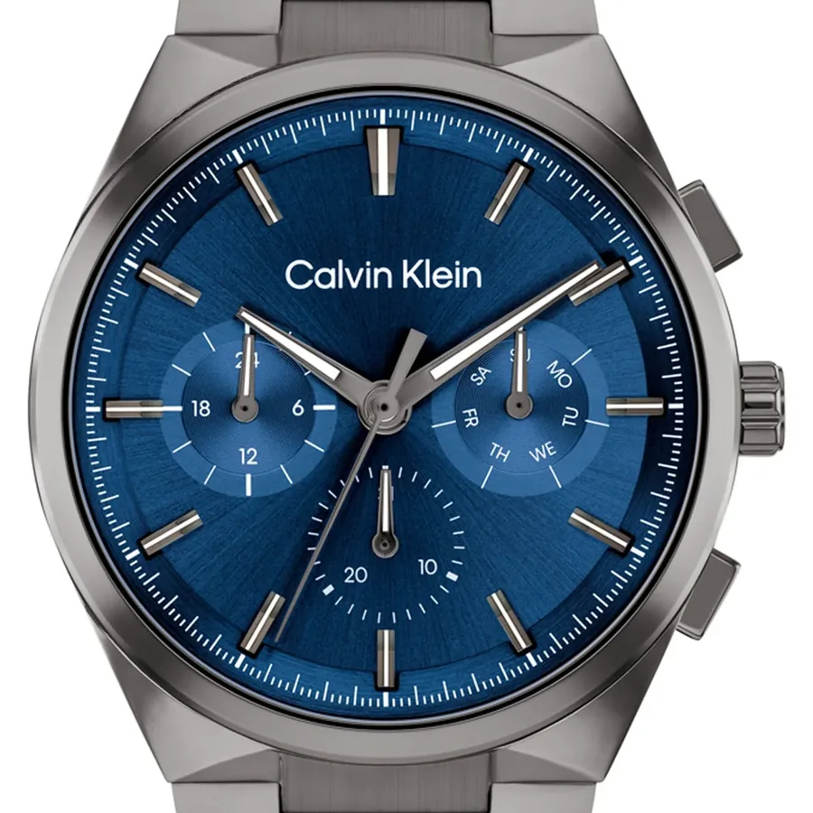 Calvin Klein Distinguish 44mm Blue Dial, Grey Metal Bracelet, view 2