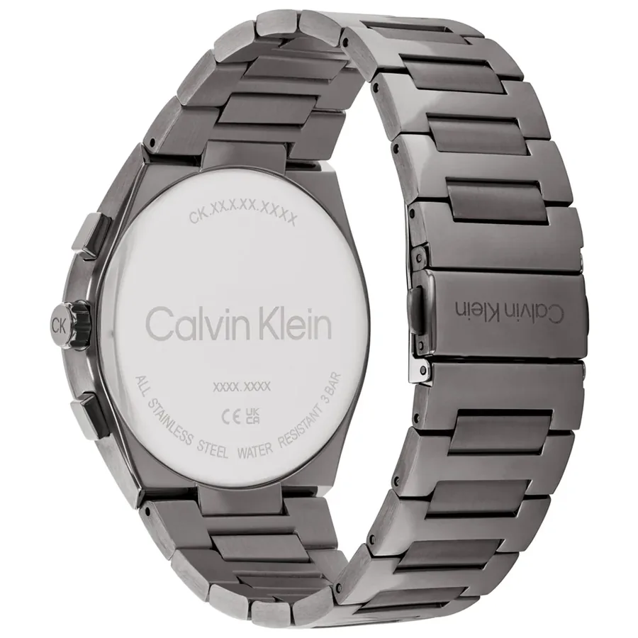 Calvin Klein Distinguish 44mm Blue Dial, Grey Metal Bracelet, view 4