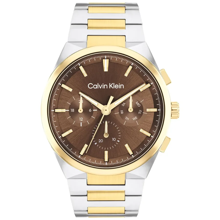 Calvin Klein Distinguish 44mm Brown Dial, front view