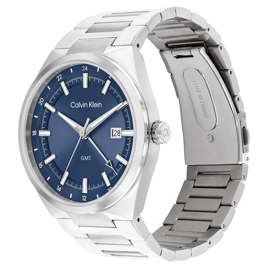 Calvin Klein Distinguish GMT 44mm Blue Dial, view 3