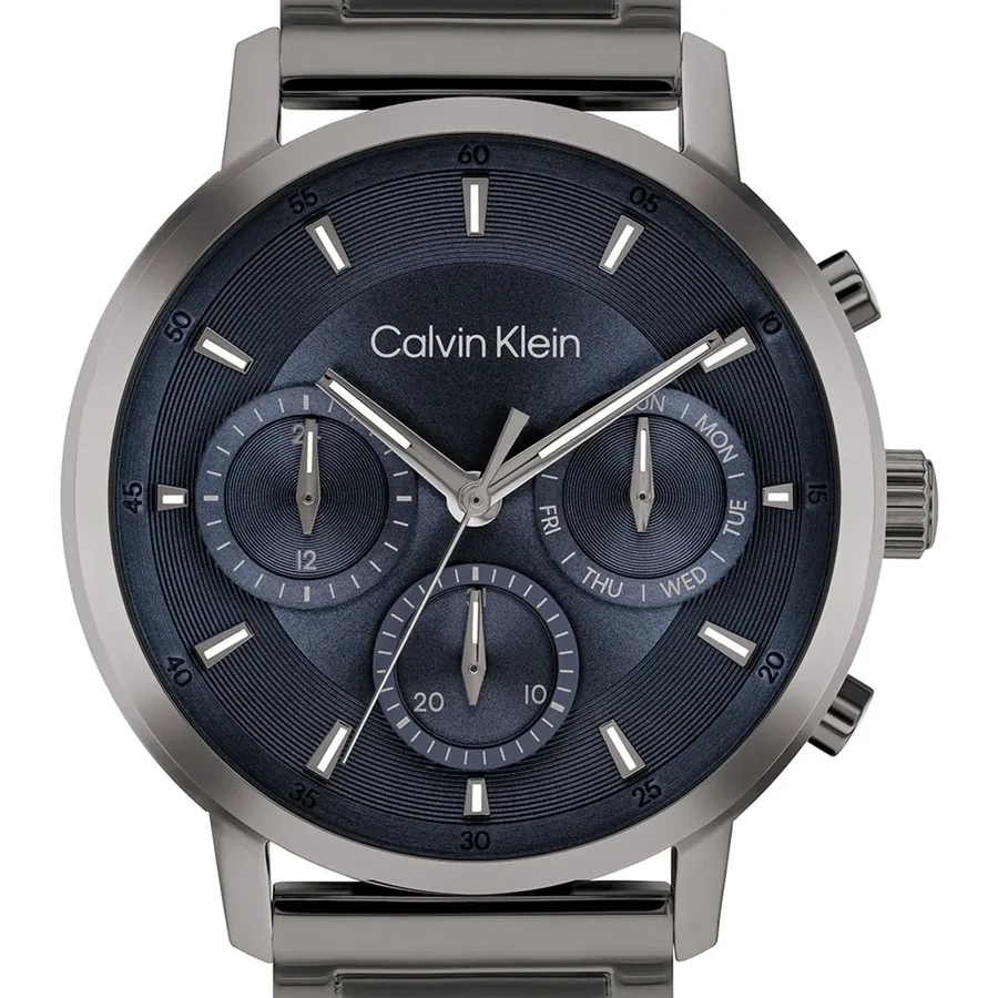 Calvin Klein Gauge 41mm Blue Dial, Grey Stainless Steel Bracelet, view 2