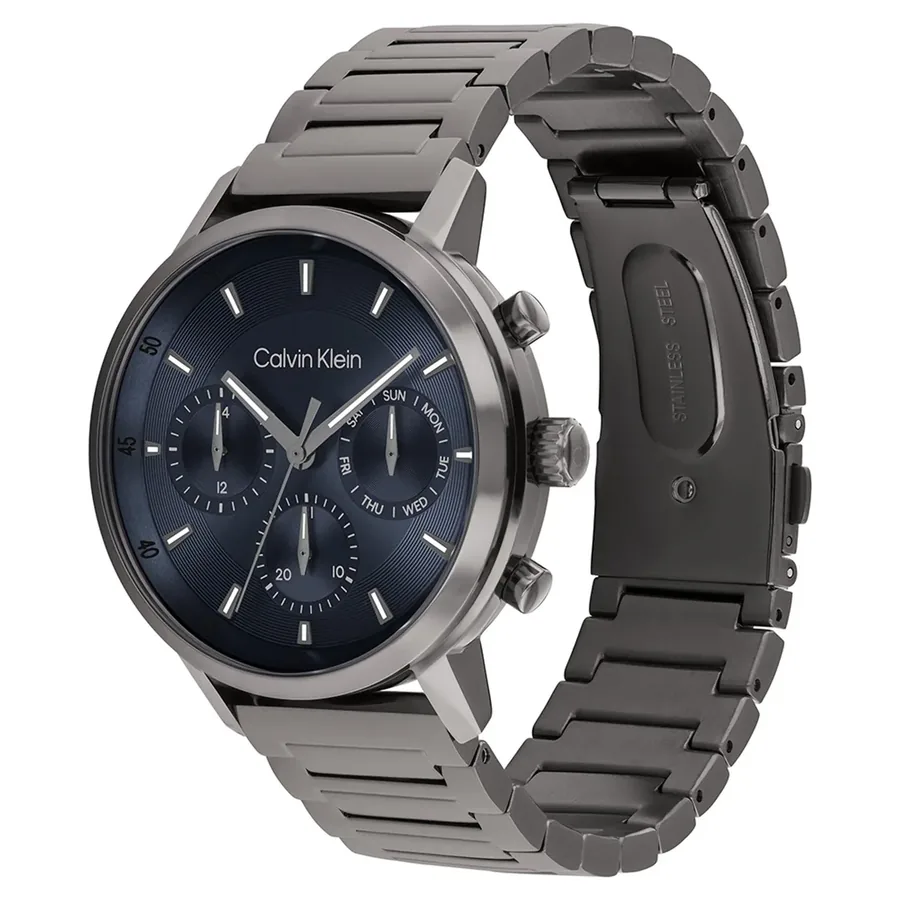 Calvin Klein Gauge 41mm Blue Dial, Grey Stainless Steel Bracelet, view 3