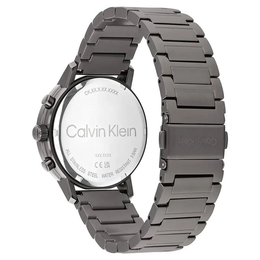 Calvin Klein Gauge 41mm Blue Dial, Grey Stainless Steel Bracelet, view 4