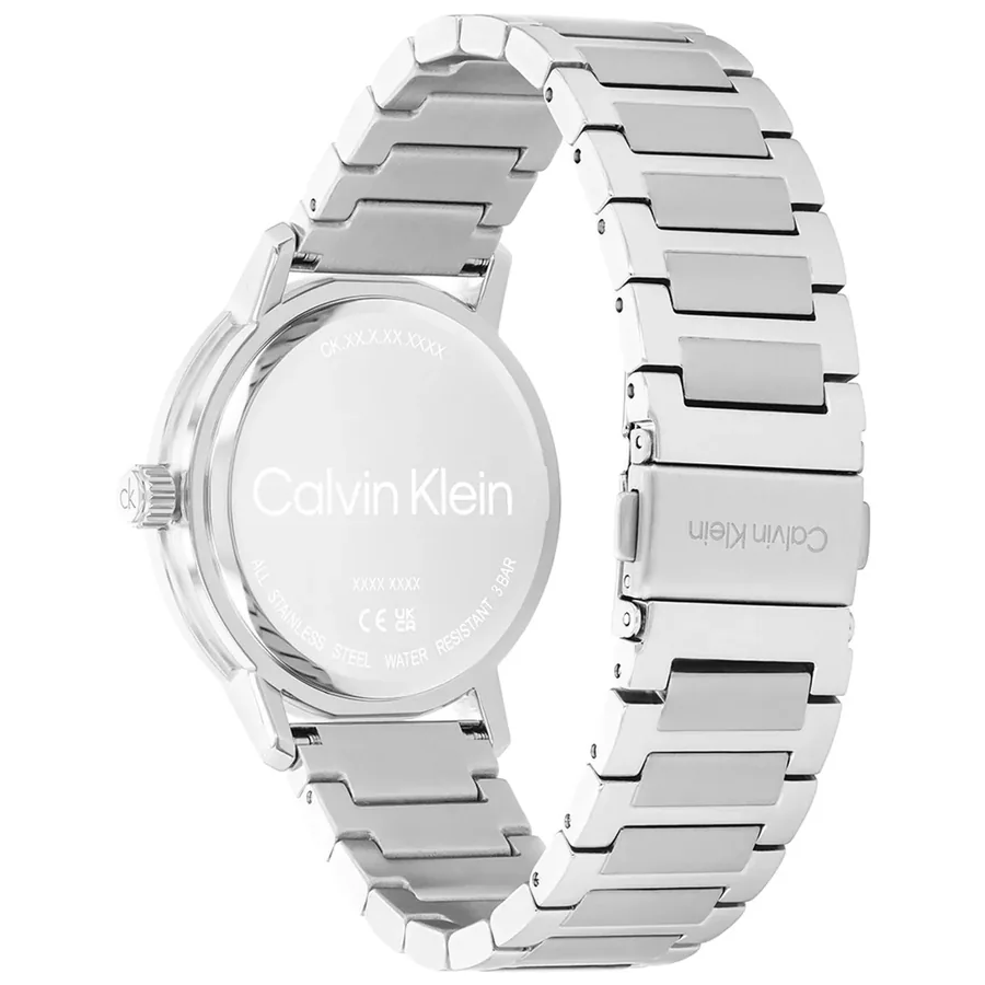 Calvin Klein Gauge 41mm Blue Dial, Silver-Tone Stainless Steel Bracelet, view 5