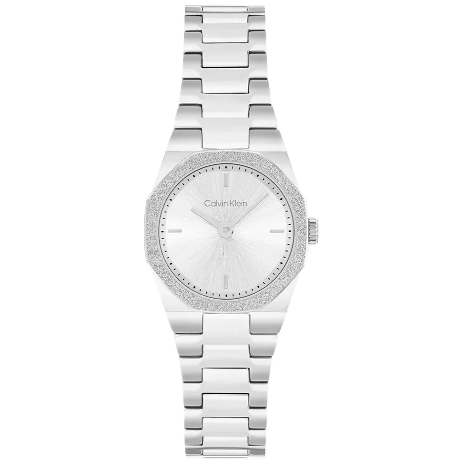 Calvin Klein Geometric Elegance 23mm White Dial, front view