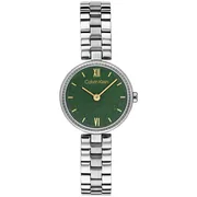 Green dial / Silver-tone