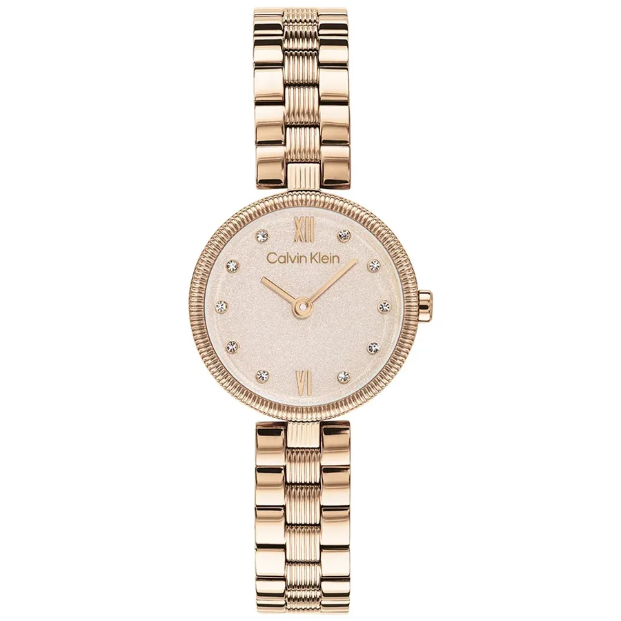 Calvin Klein Gleam 24mm Rose Gold Dial, front view