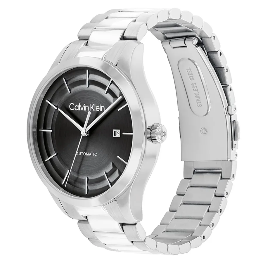 Calvin Klein Iconic 40mm Automatic Black Dial, view 3