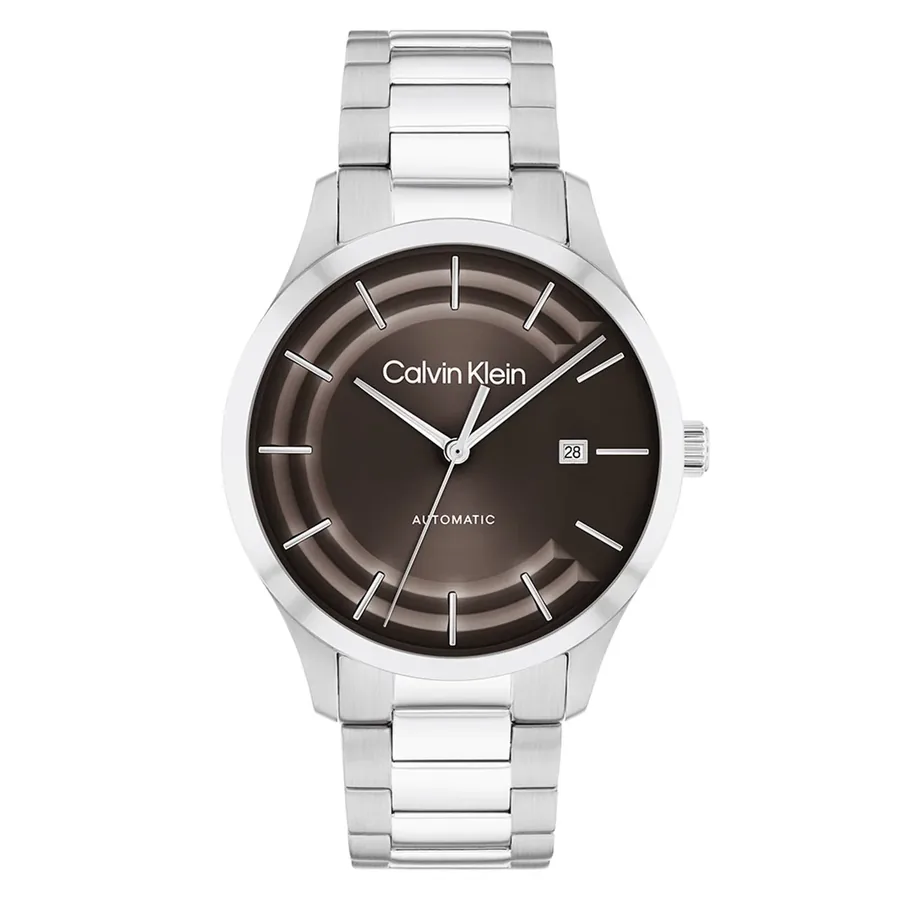 Calvin Klein Iconic 40mm Automatic Brown Dial, front view