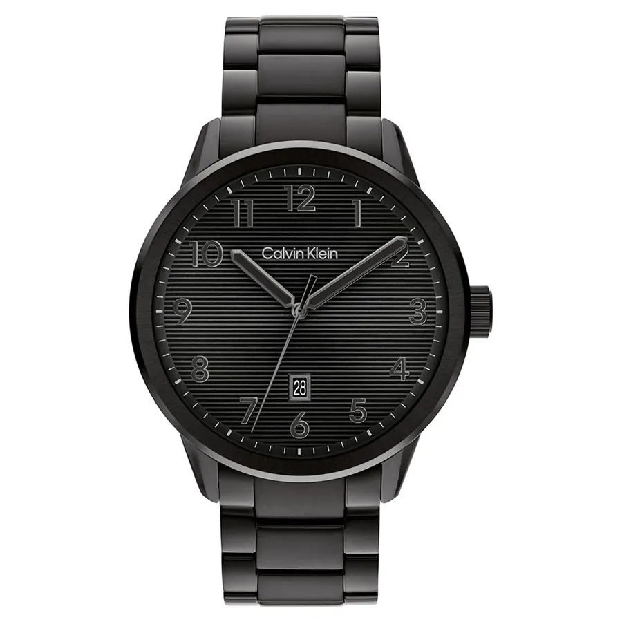Calvin Klein Minimalistic Pilot 42mm Black Dial, front view